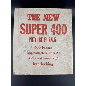Vintage The New Super 400 Puzzle - The Goose Girl